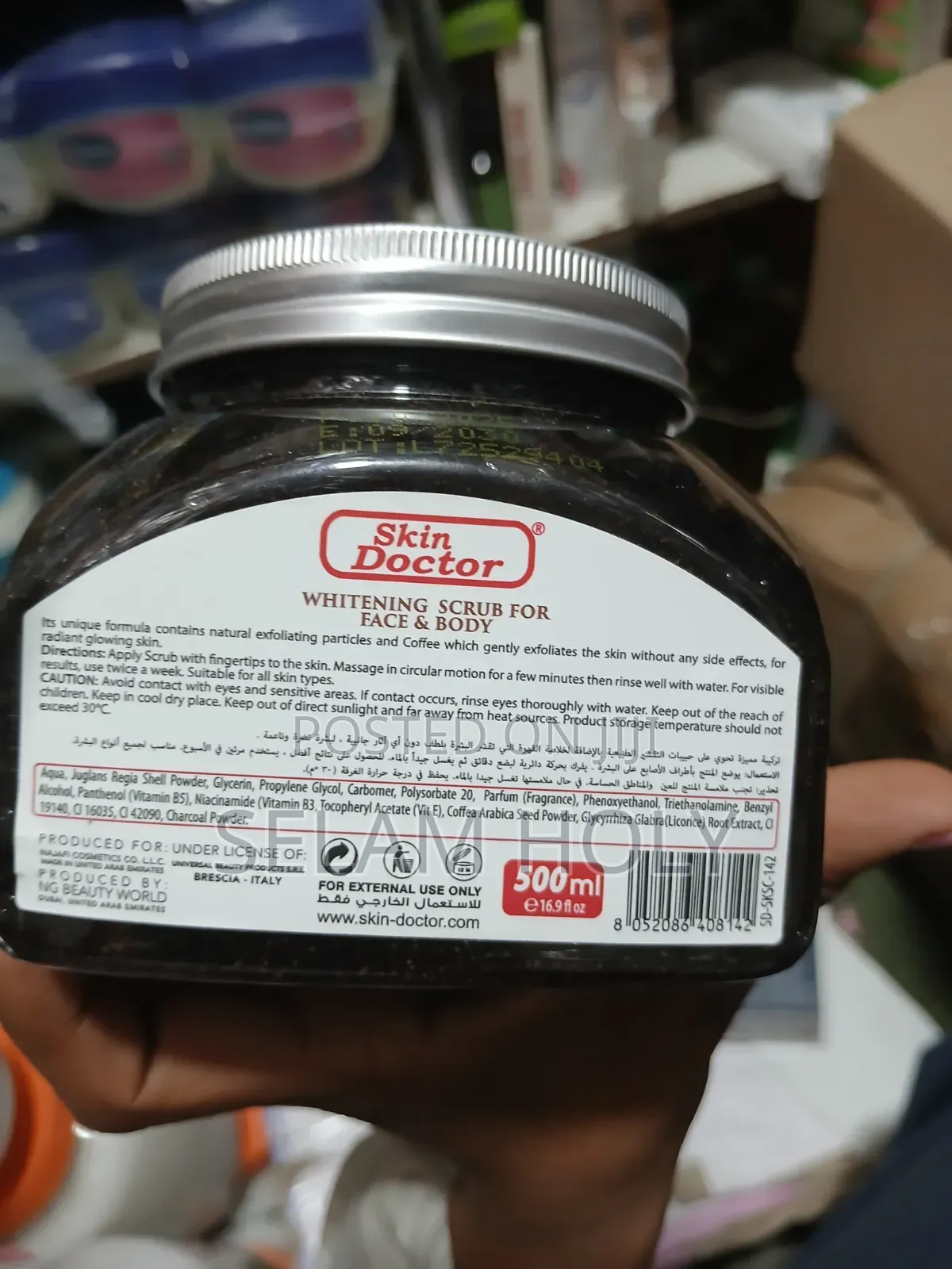 Skin Doctor Whitening Scrub for Face and Body