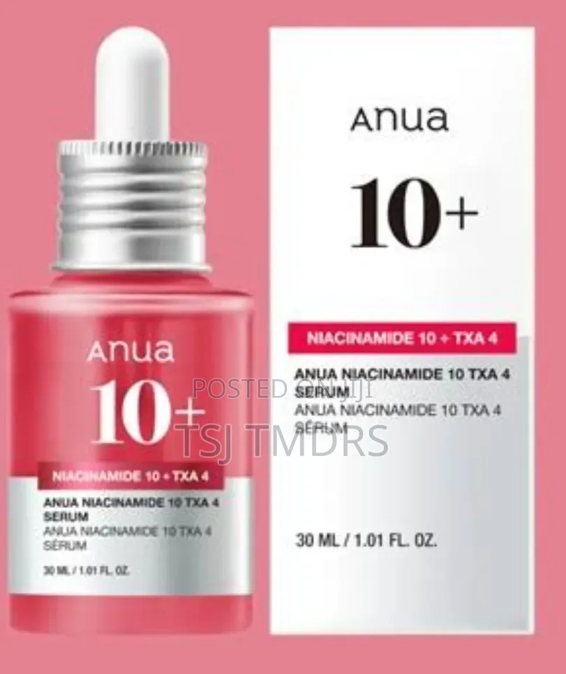 Anua Niacinamide 10% + Tranexamic Acid 4% Dark Spot Correcting Serum.