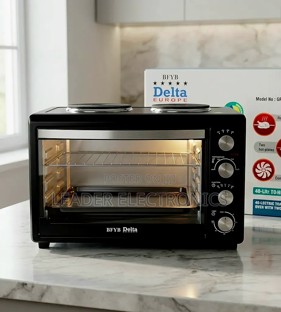 Delta Oven 48 Liter – Full Function With Two Hot Plates