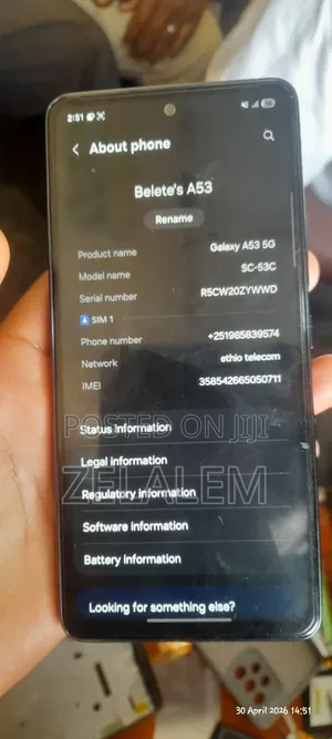 Samsung Galaxy A53 5G 128 GB Black