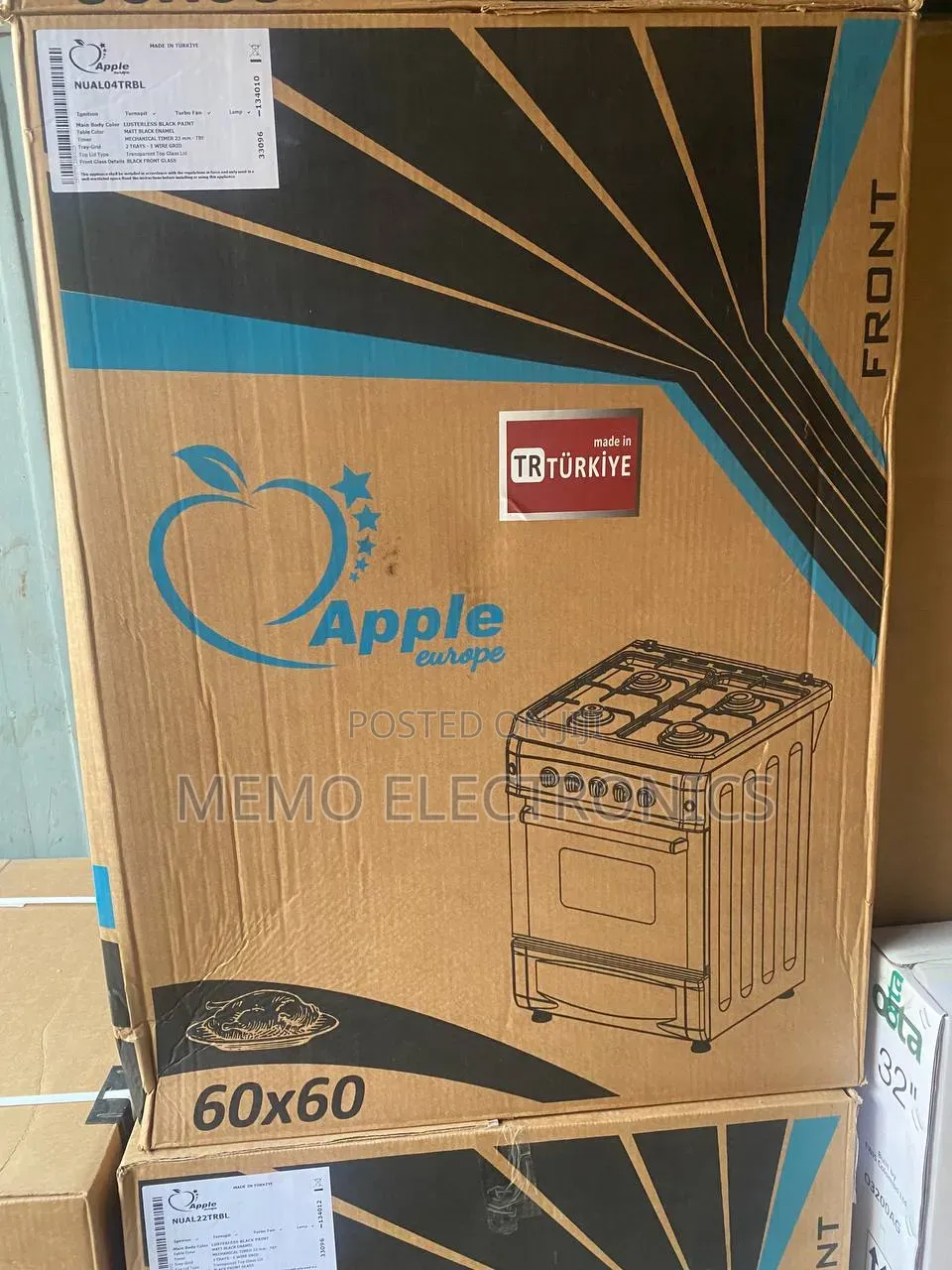 Apple Oven 2 Elctric 2 Gas
