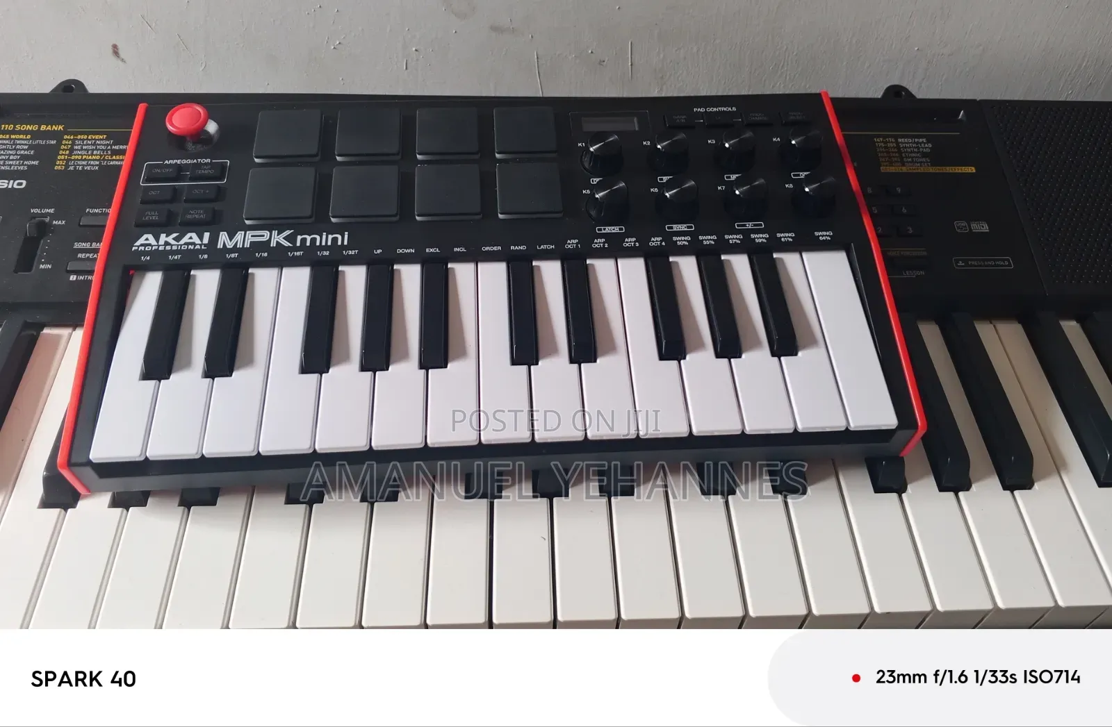Akai MPK Mini Midi Keyboard Piano