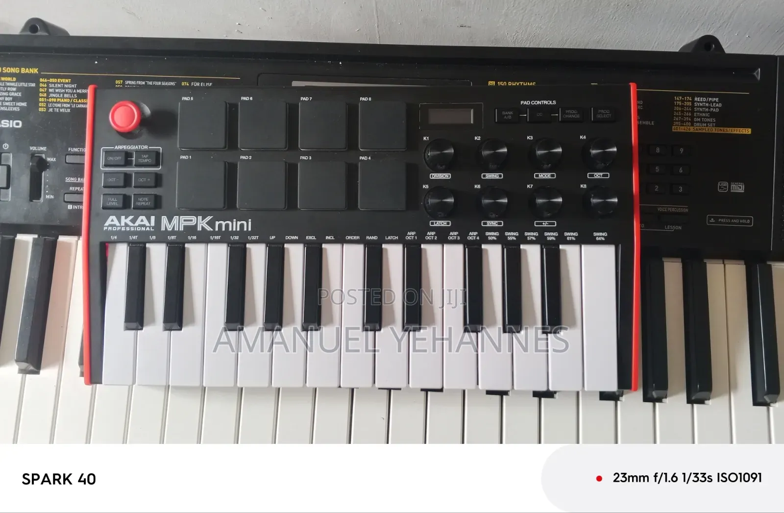 Akai MPK Mini Midi Keyboard Piano
