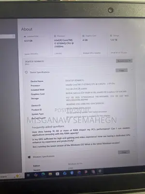 Laptop Lenovo IdeaPad 720S 32GB Intel Core i7 SSHD (Hybrid) 1T