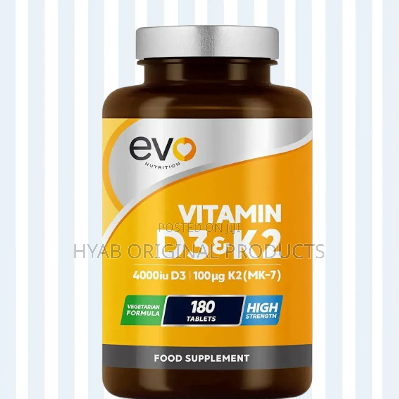 Evo D3k2( 4000iu ,100mcg) 180 Tablets