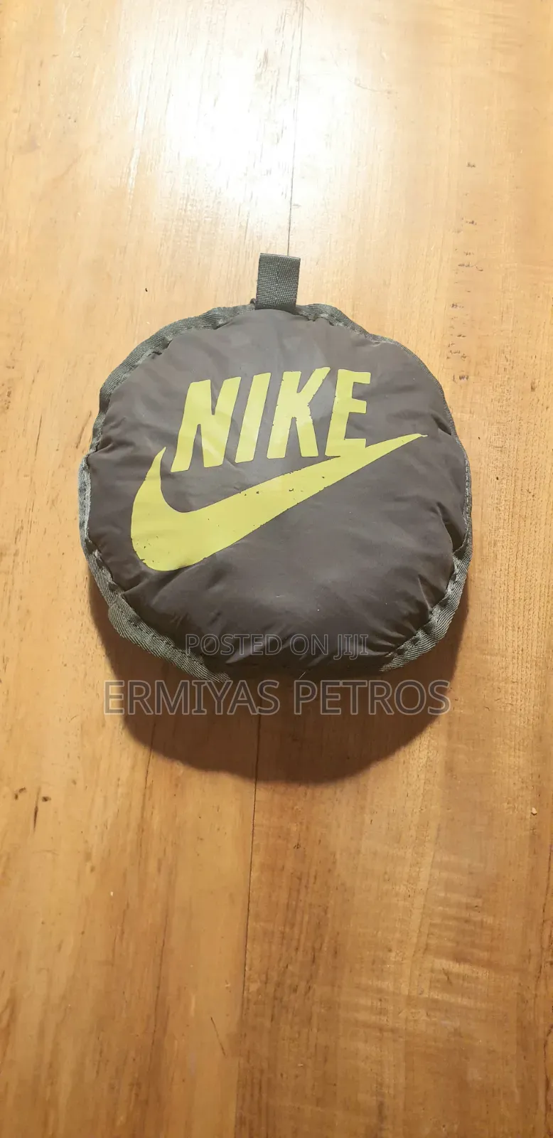 Nike Khaki Foldable Sports Gym Fitness Bag