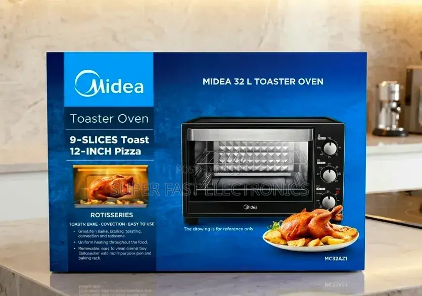 Midea 32l Convection Toaster Oven (Mc32az1)