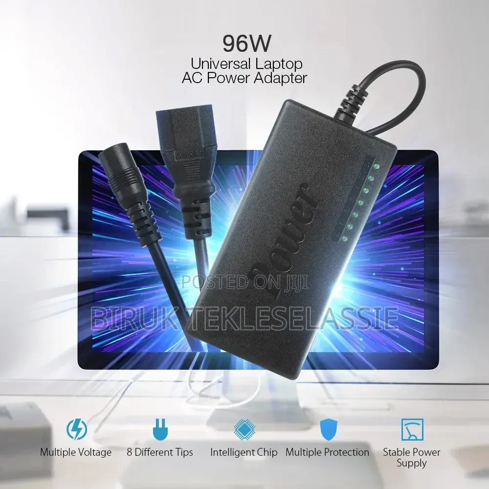 Universal Ac-Dc 12v-24v_ _96watt_4.5 Amp Adapter Charger