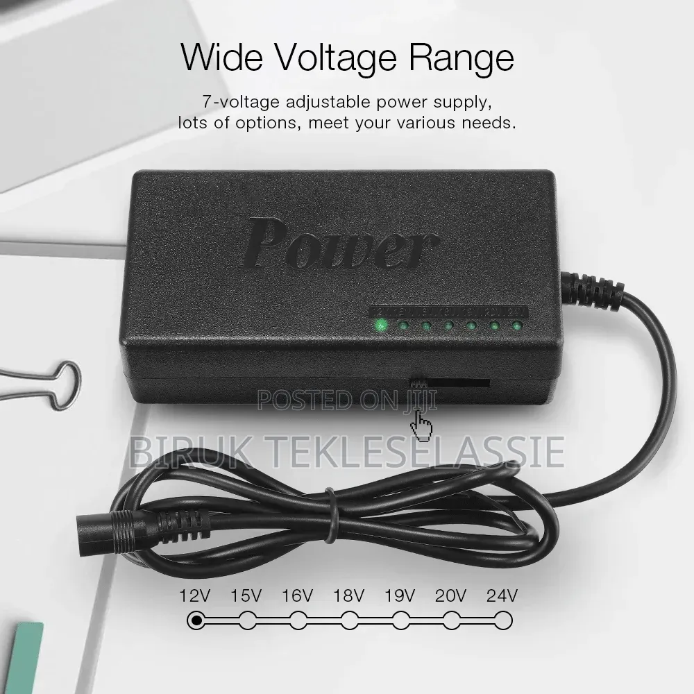 Universal Ac-Dc 12v-24v_ _96watt_4.5 Amp Adapter Charger