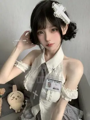 Cute Jk Style Lace Lingerie Set