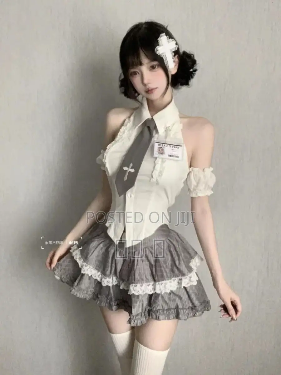 Cute Jk Style Lace Lingerie Set