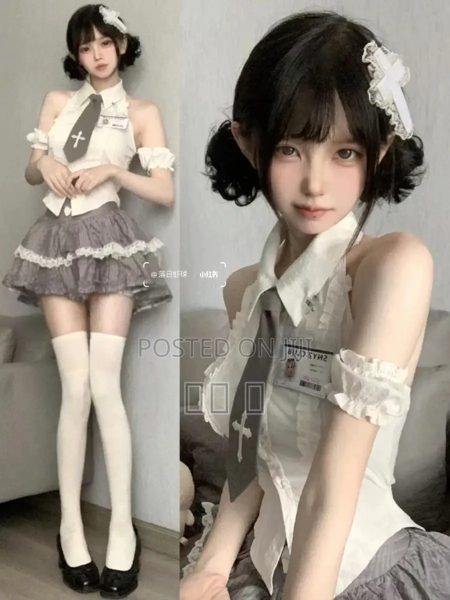 Cute Jk Style Lace Lingerie Set