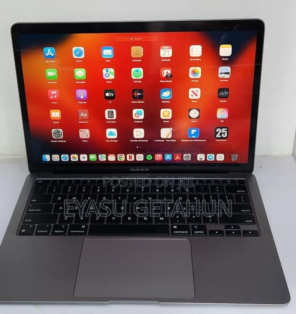 New Laptop Apple MacBook Air 2020 M1 8GB Apple M1 SSD 256GB