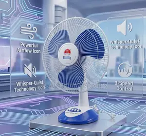 Table Fan – Quiet Stylish | Reliable Cooling Solution