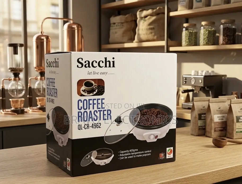 Saachi Coffee Roaster | Adjustable Temperature Control | Roasting