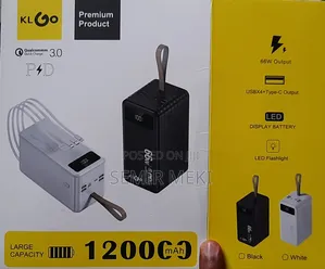 120,000mah Super Fast Charge 66watt Power Bank 25 ስልክ በአንዴ