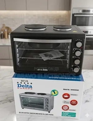 Delta 48l Mini Oven – European Standard | Timer +Fan + Grill Power