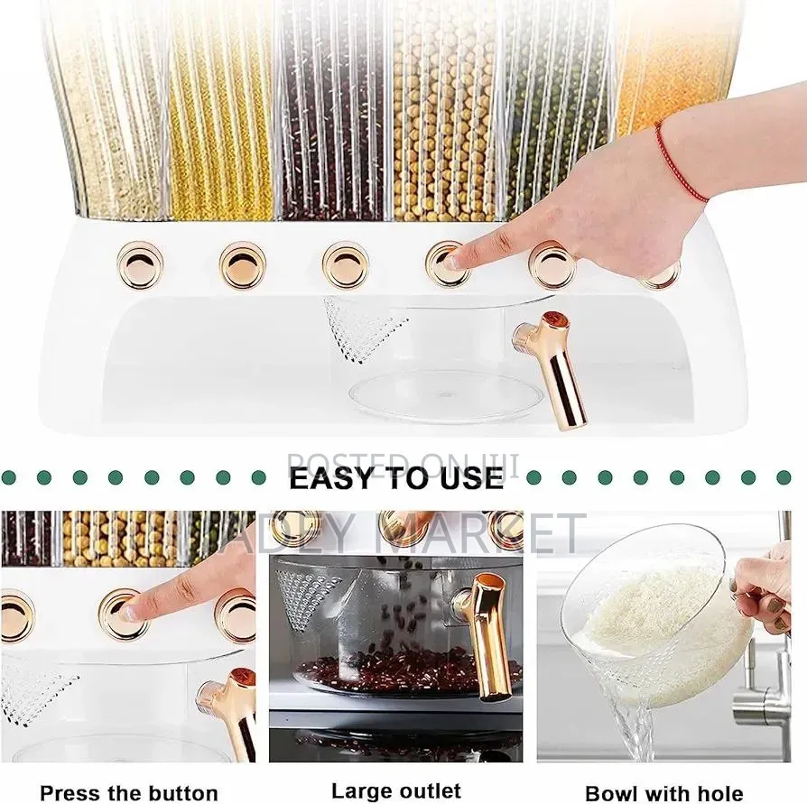 Multiple Dispenser for Cereals Grains and Pulse.