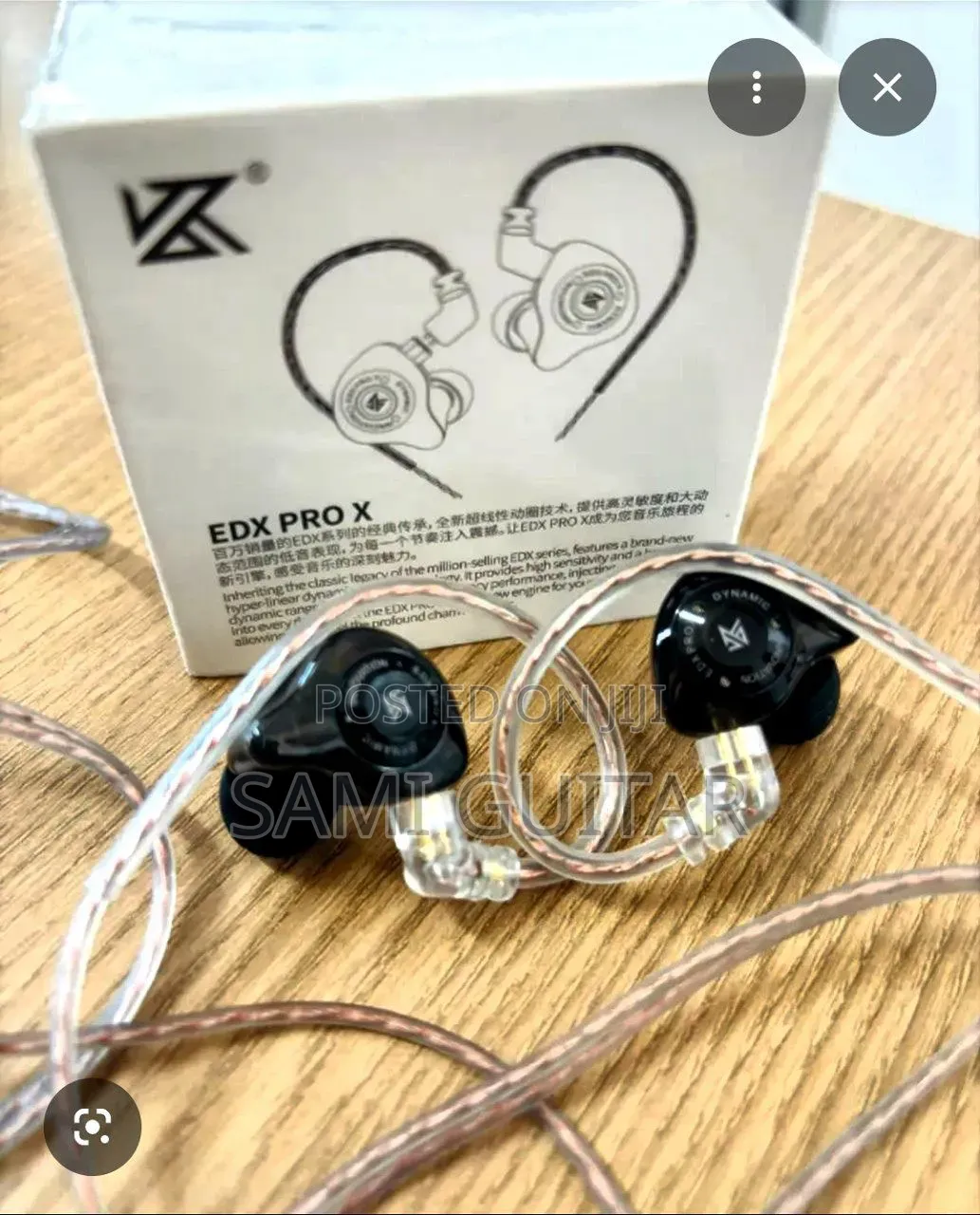 Kz Edx Pro X in Ear Monitor Headphone