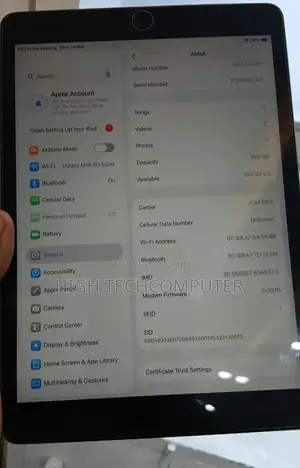 New Apple iPad 9.7 256 GB Silver