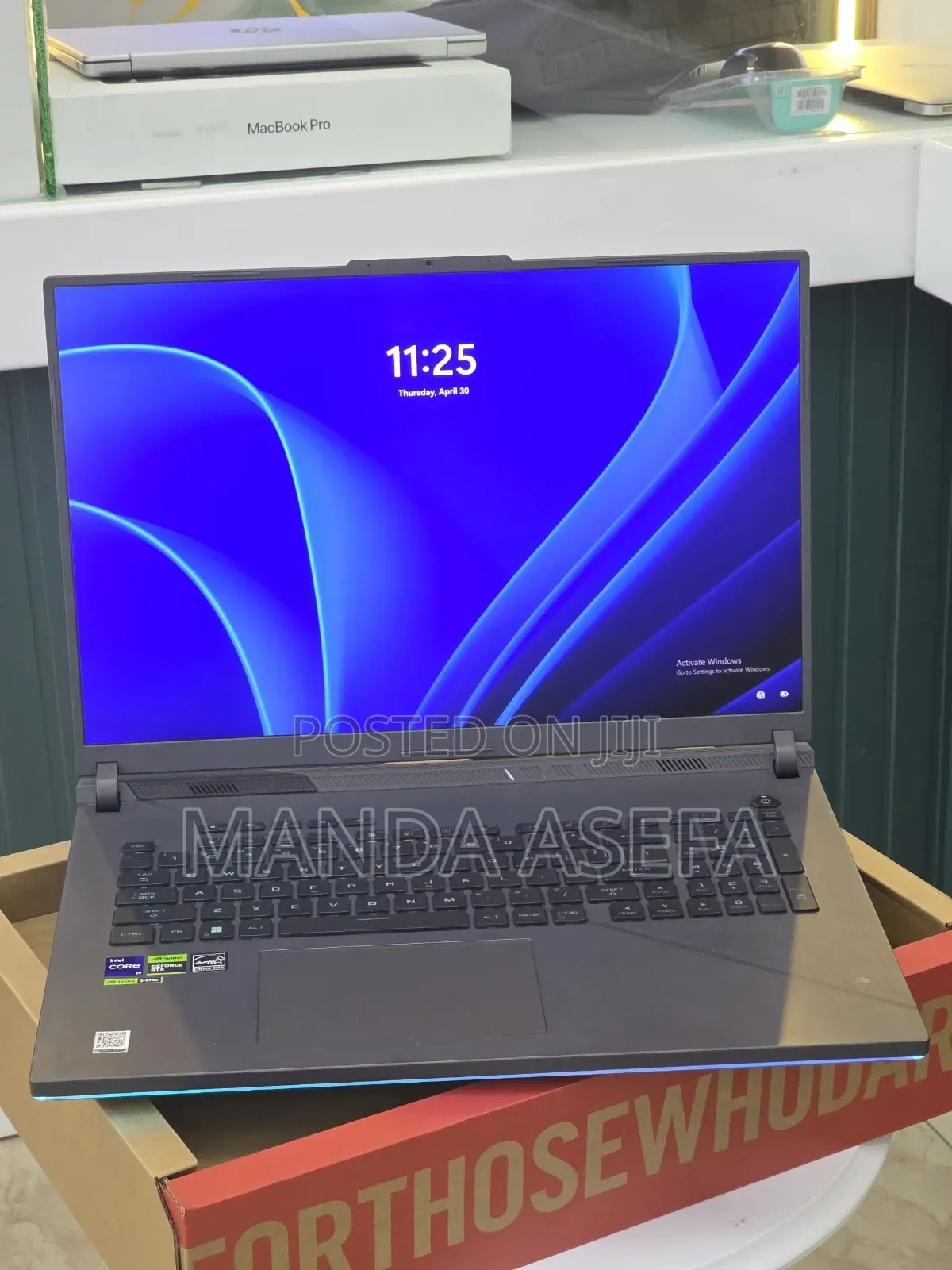 New Laptop Asus ROG Strix G17 16GB Intel Core i9 SSD 1T
