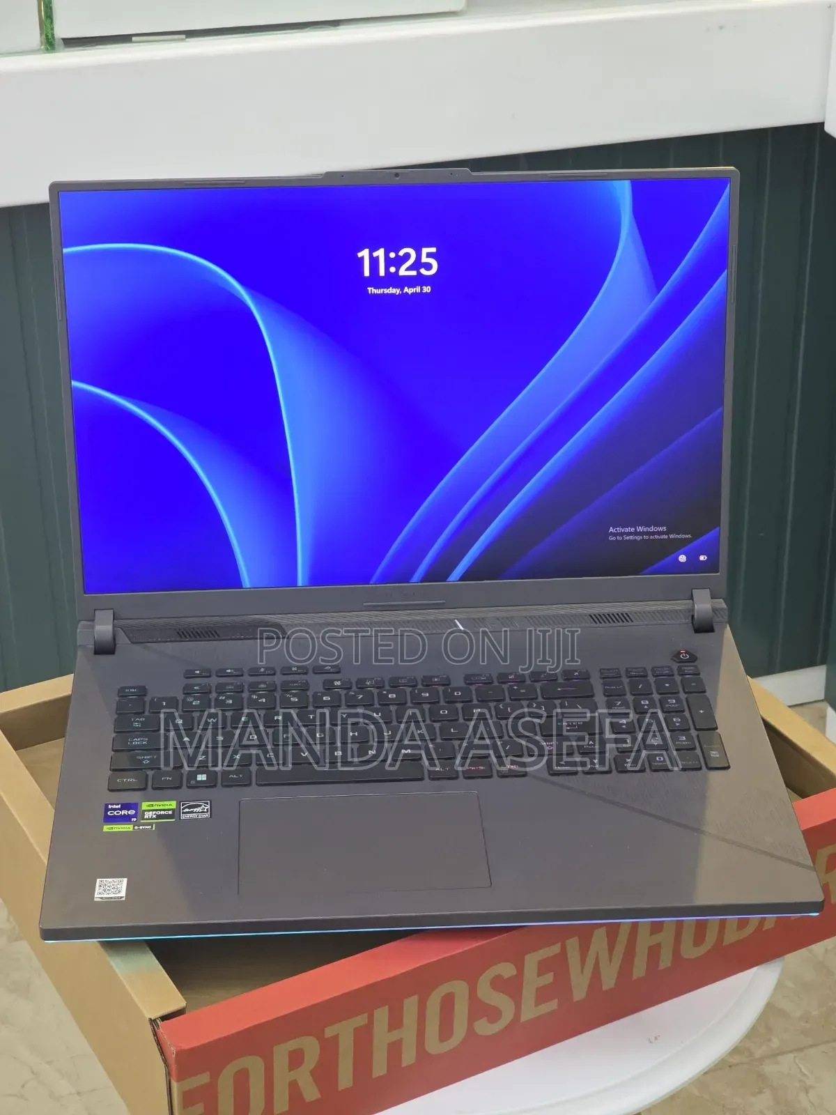 New Laptop Asus ROG Strix G17 16GB Intel Core i9 SSD 1T