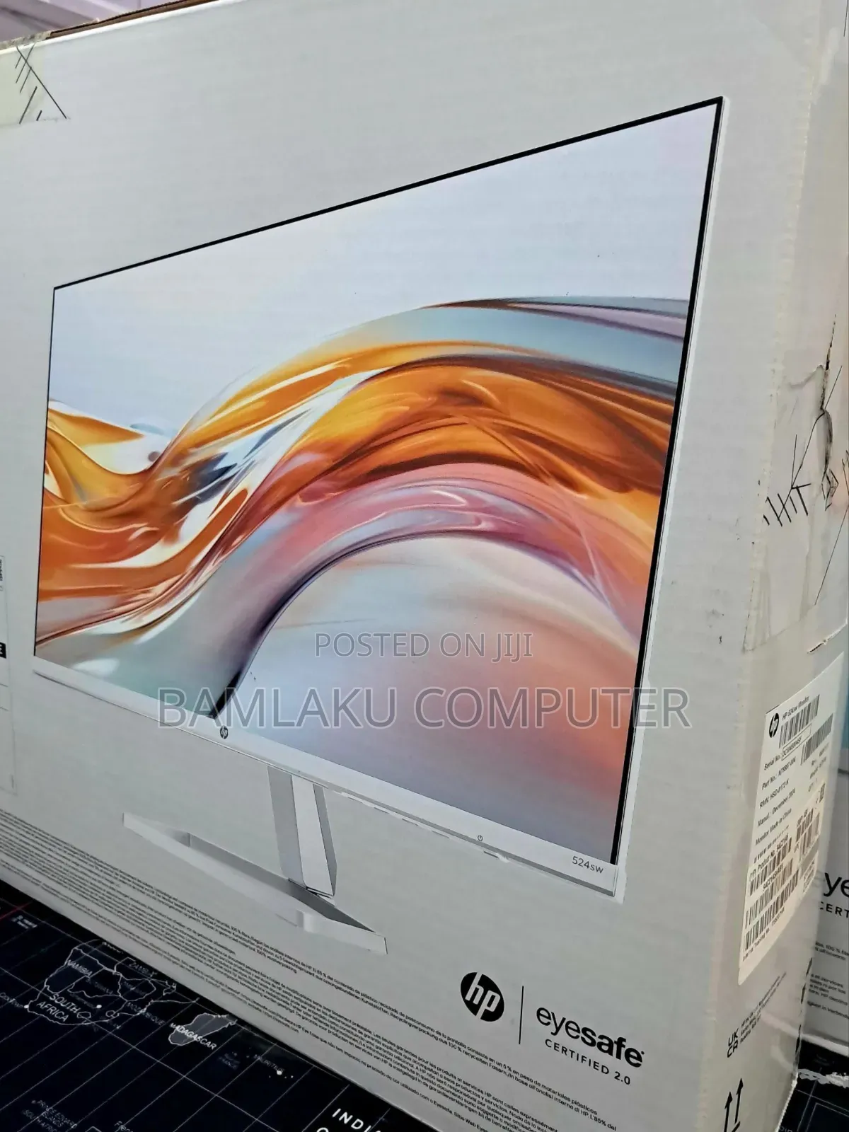 Hp Series 5 524sa Hp Monitor Frameless Screen Size "24" I