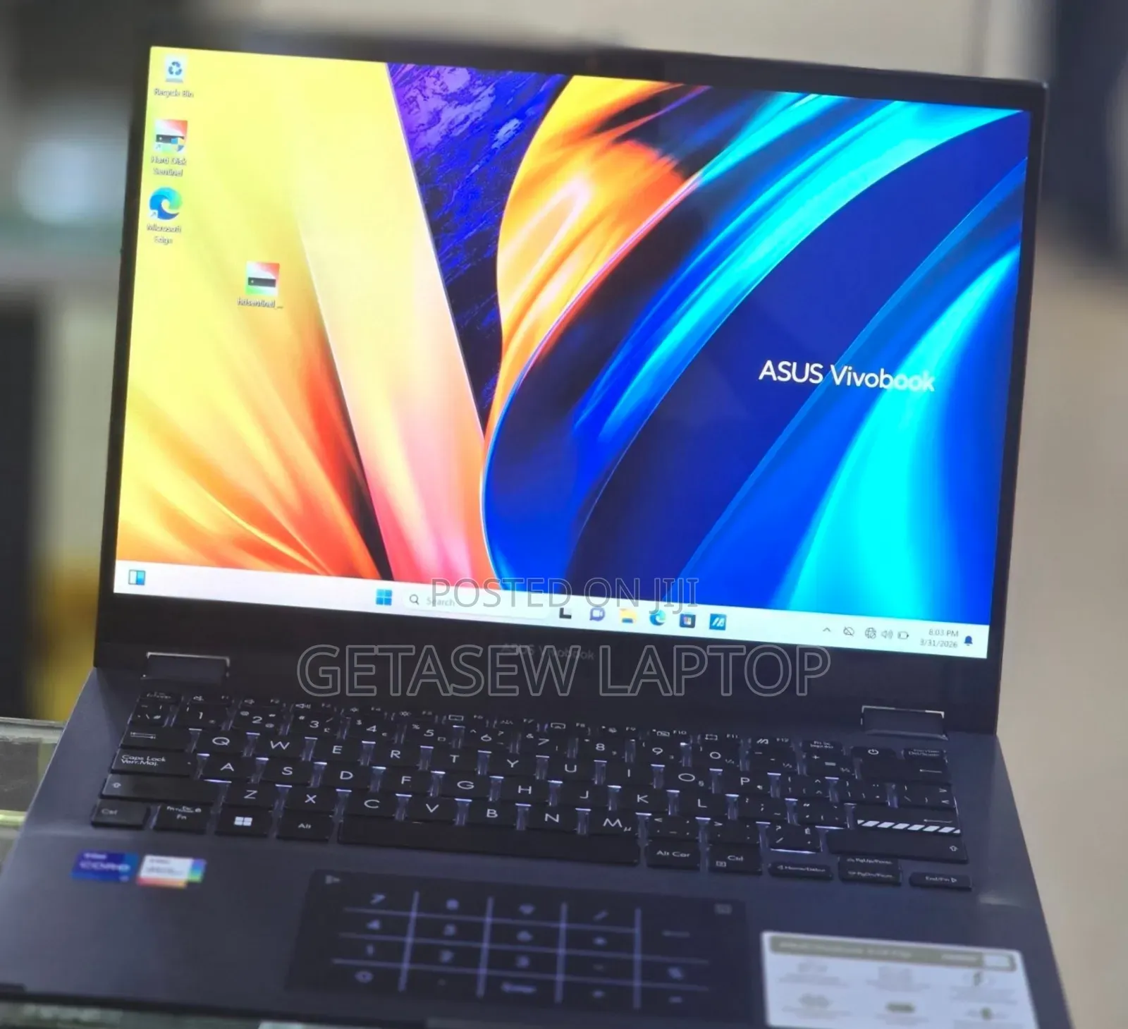 New Laptop Asus VivoBook Flip 14 TP410UA 16GB Intel SSD 512GB