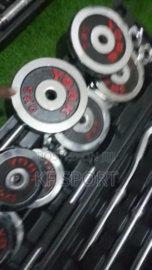 Dumbbell and Barbell Set ( እሰከ 20 ኪሎ ዳምፔል መሆን የሚችል)