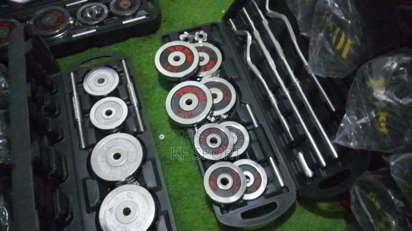 Dumbbell and Barbell Set ( እሰከ 20 ኪሎ ዳምፔል መሆን የሚችል)