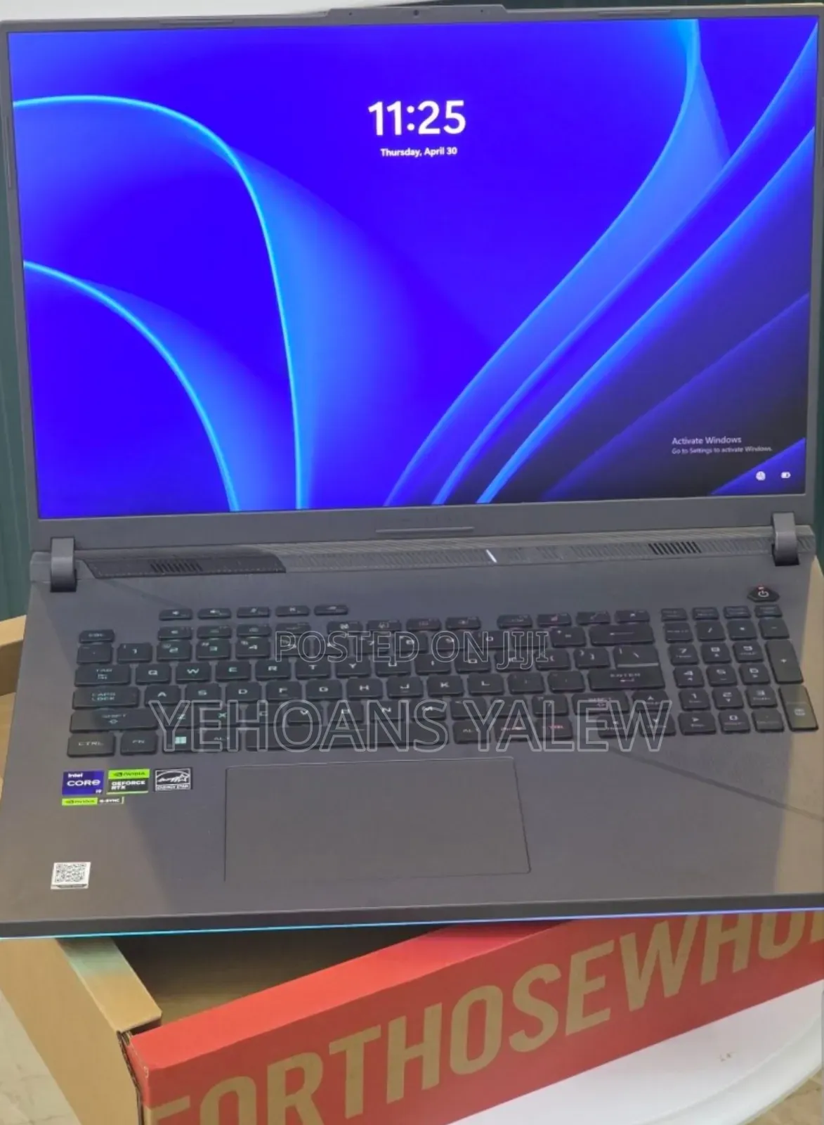 New Laptop Asus ROG Strix G731G 16GB Intel Core i9 SSD 1T