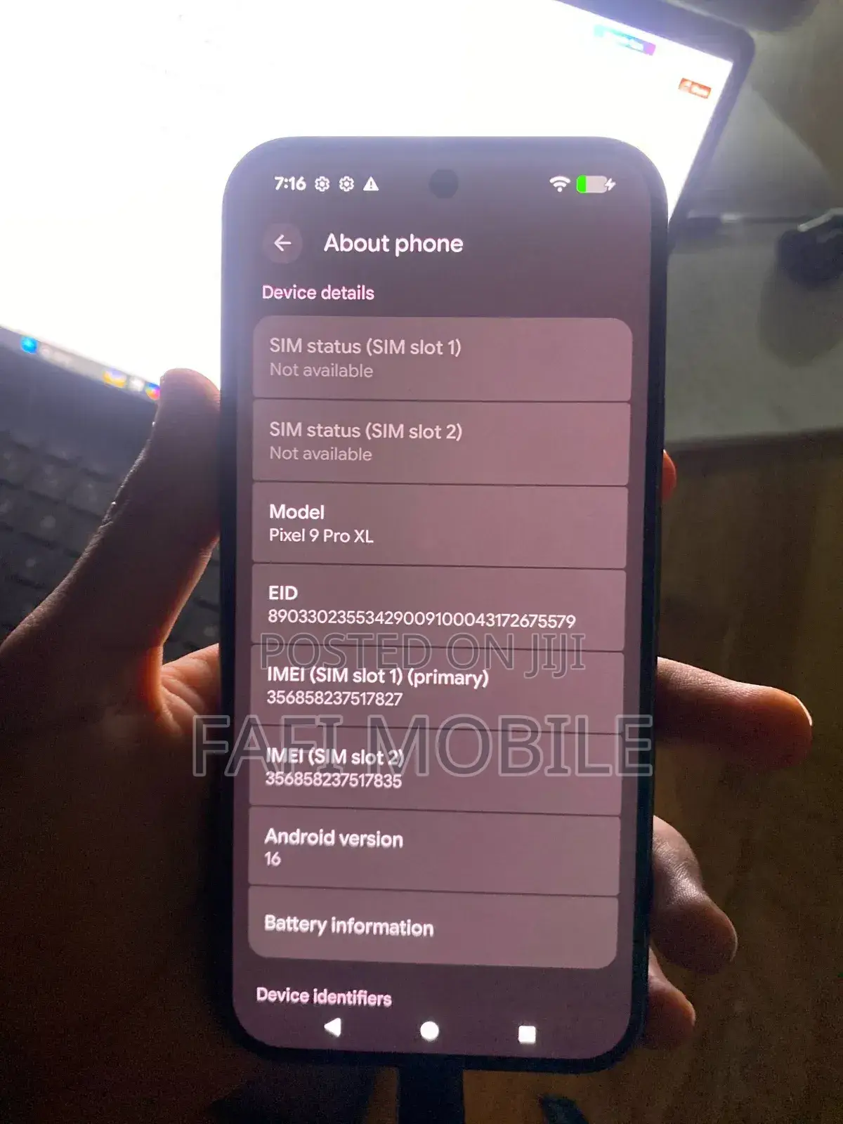 New Google Pixel 9 Pro XL 256 GB Black
