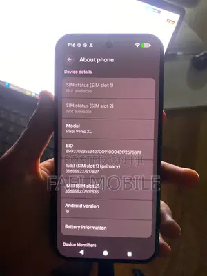New Google Pixel 9 Pro XL 256 GB Black