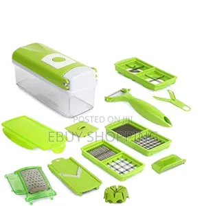 Complete 13-Piece Kitchen Set: Mandoline, Peeler Grater Blades