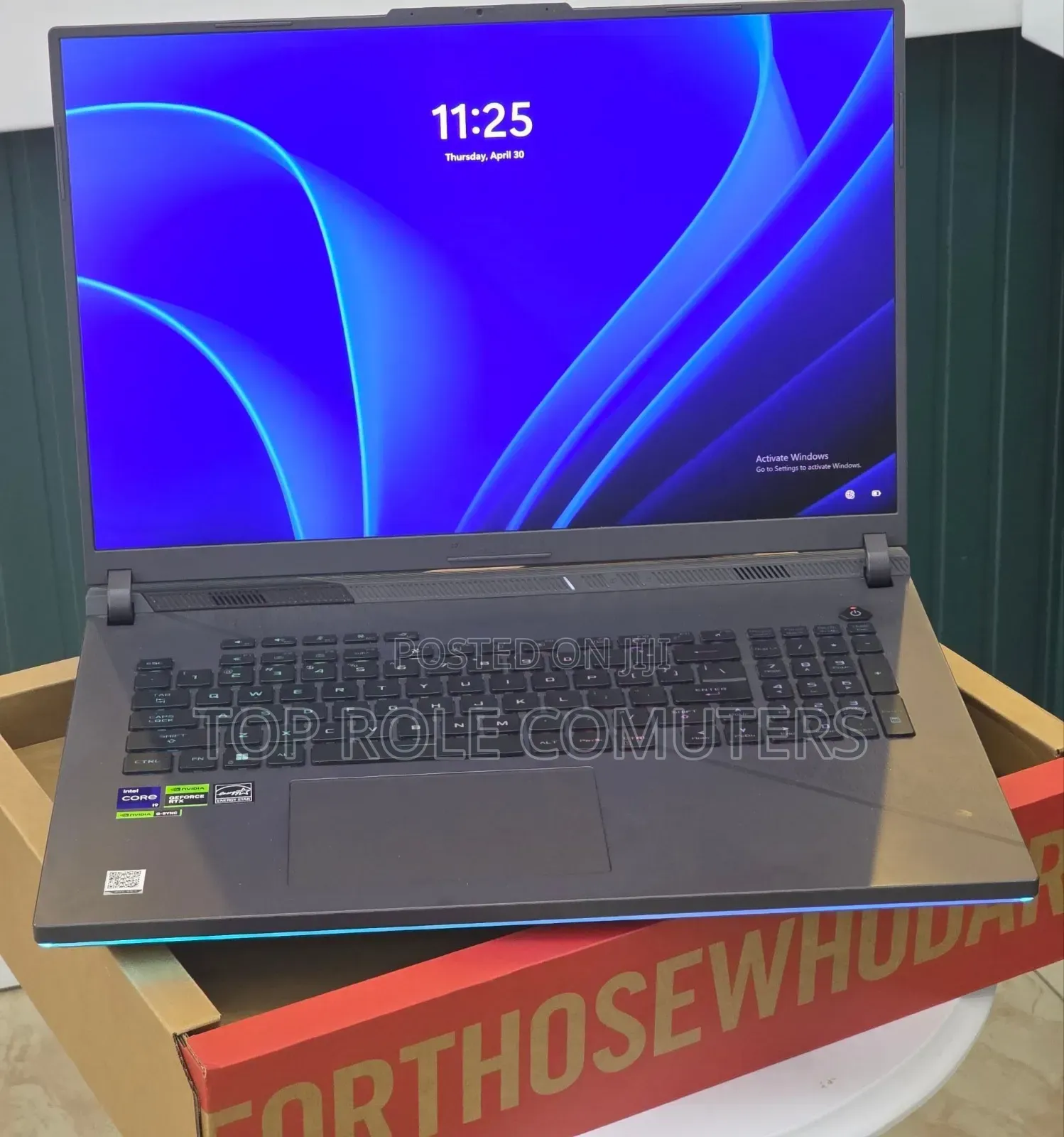 New Laptop Asus ROG Strix G17 16GB Intel Core i9 SSD 1T