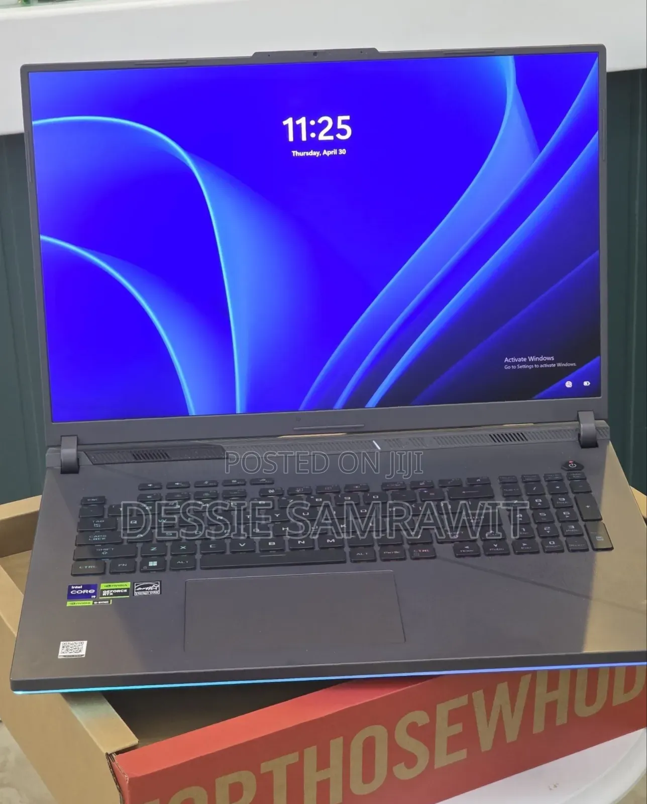 New Laptop Asus ROG Strix G17 16GB Intel Core i9 SSD 1T