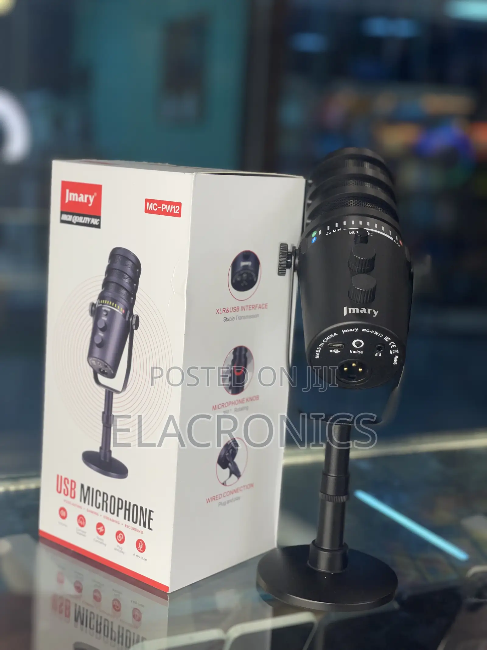 Podcast Mic (Microphone) Jmary Mc-Pw12