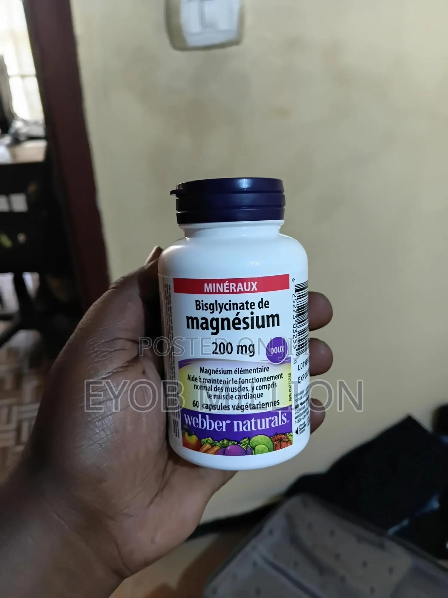 Webber Naturals Magnisium Bisglycinate 200mg 60 Capsule