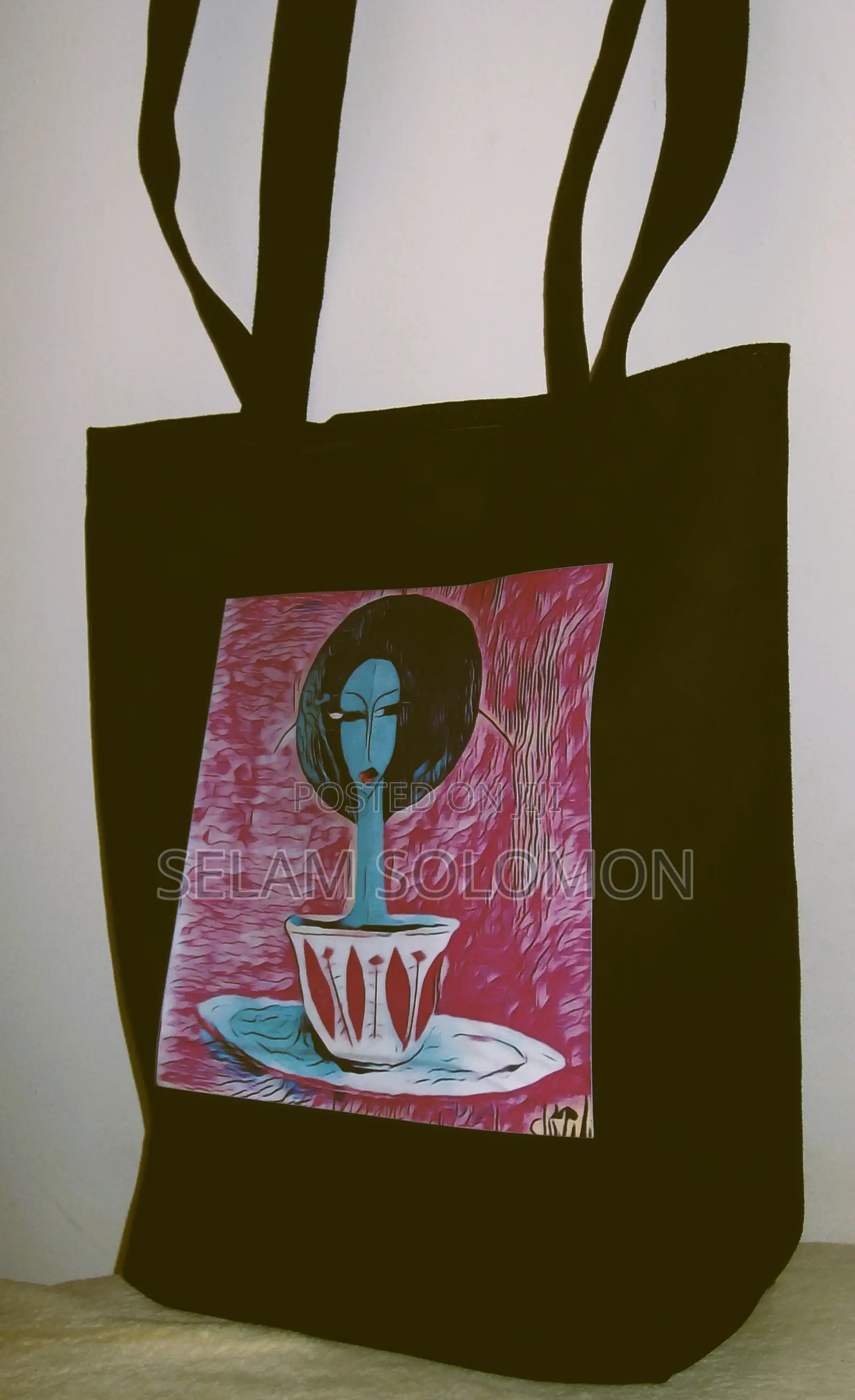 Ethiopian Art on a Tote Bag