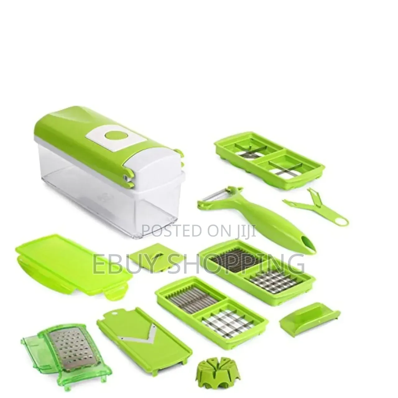 13pcs Stainless Steel Vegetable Slicer – Dice, Julienne, Grate More