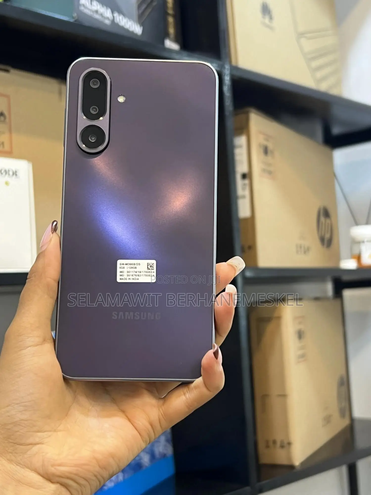 New Samsung Galaxy M36 5G 128 GB Black