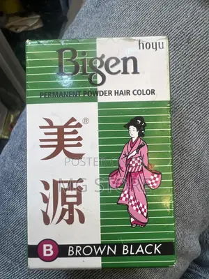 Bigen Permanent Powder Hair Coloring Eyelash Henna