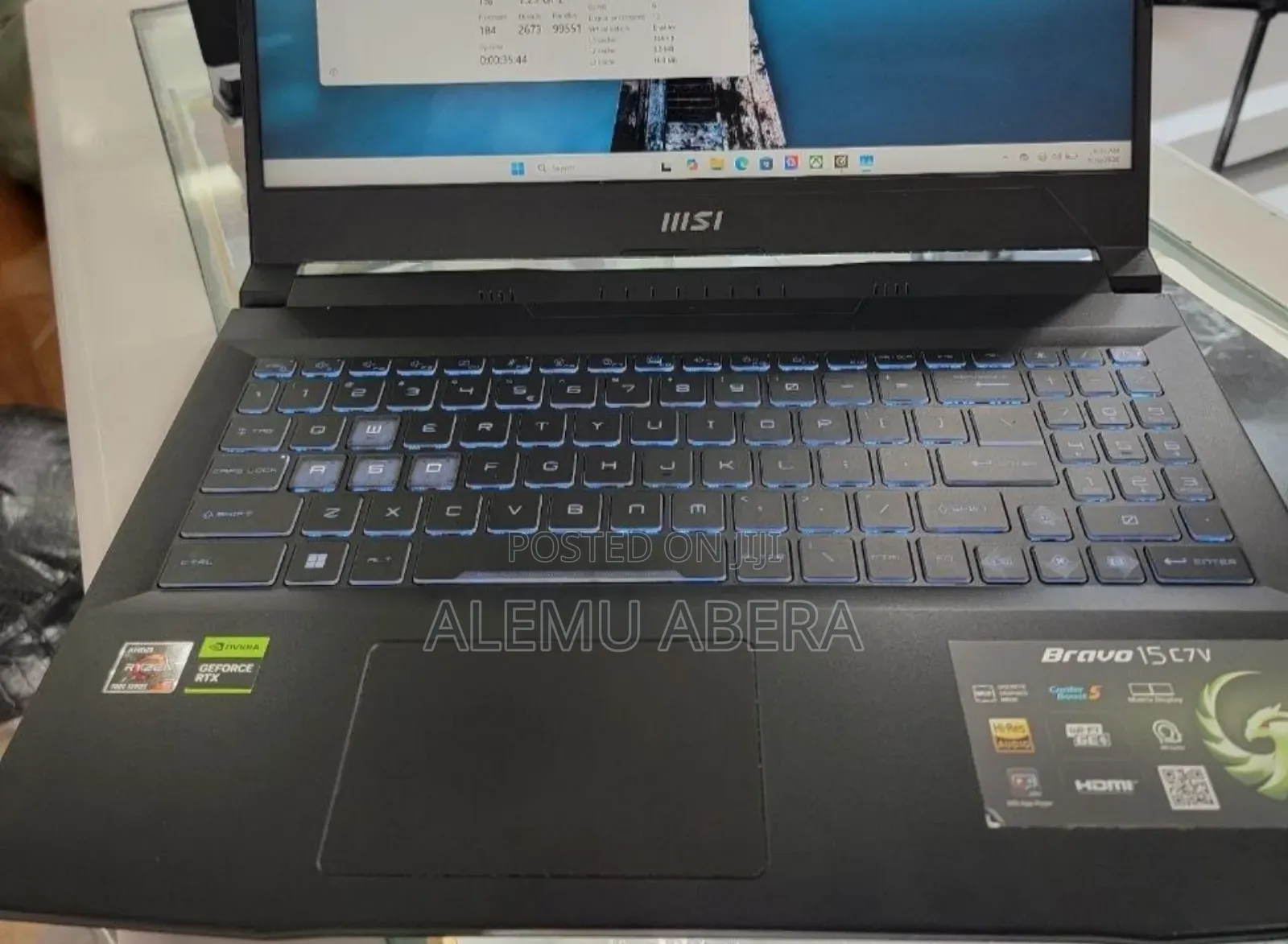 New Laptop MSI 16GB AMD Ryzen 5 SSD 512GB