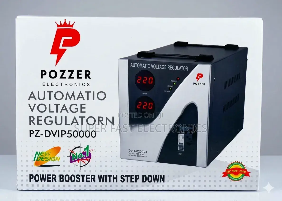 Pozzer Stabilizer Automatic Voltage Regulator 5000va Power Booster