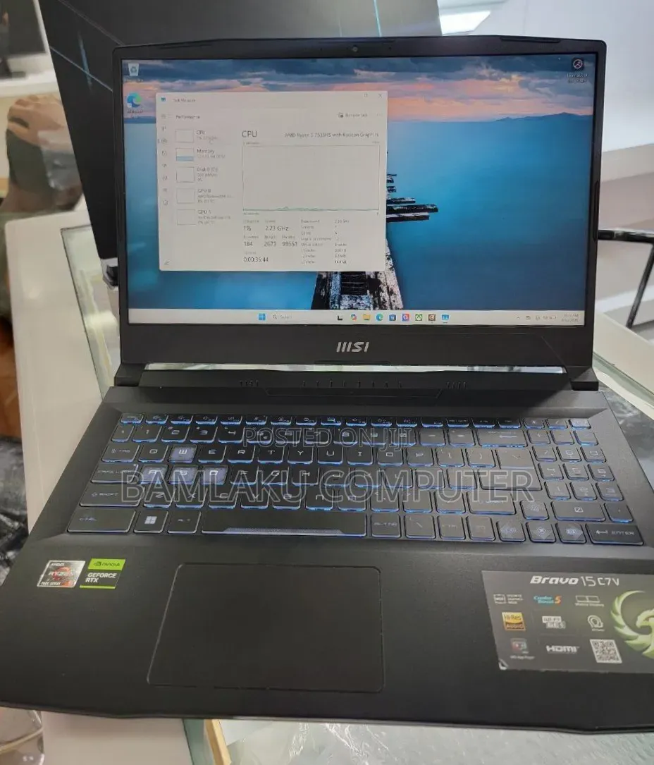 New Laptop MSI GF63 16GB AMD Ryzen 5 SSD 512GB