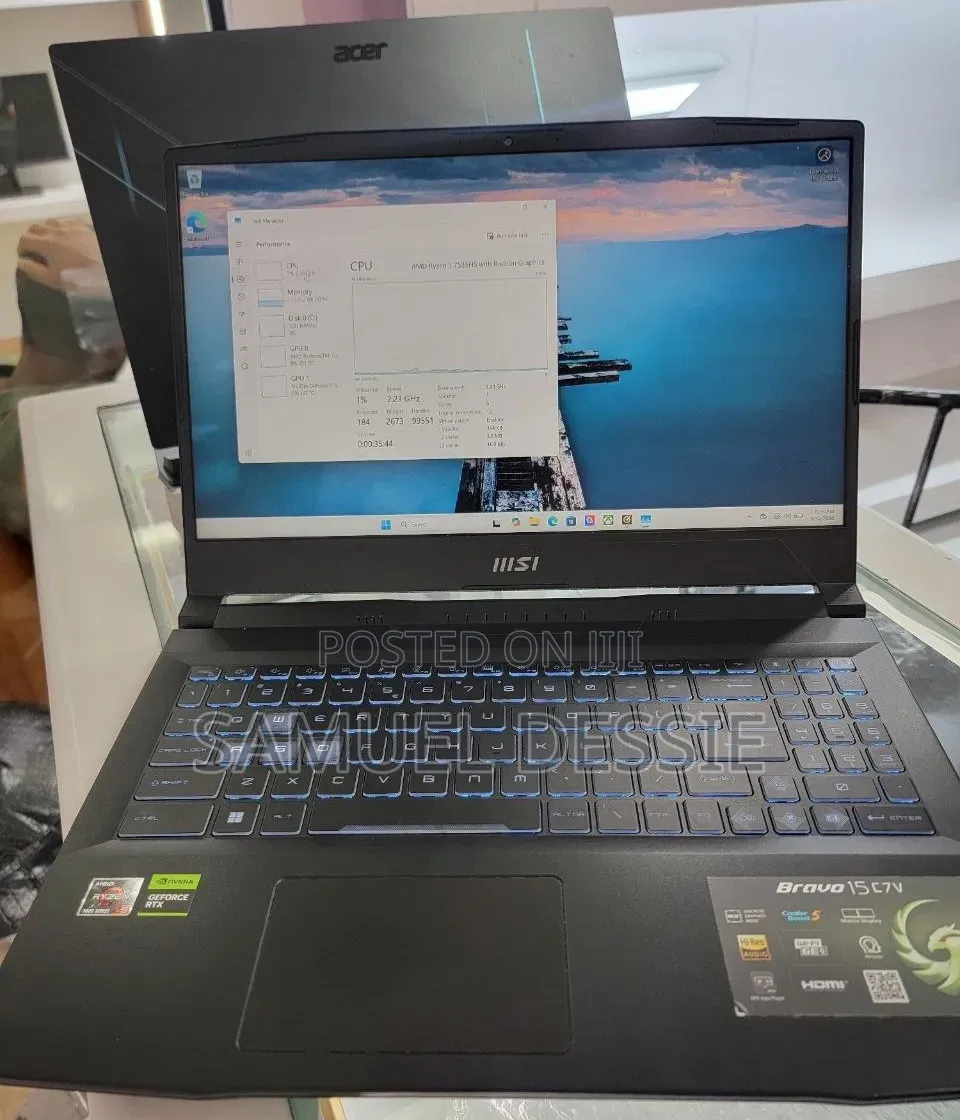New Laptop MSI 16GB AMD Ryzen 5 SSD 512GB