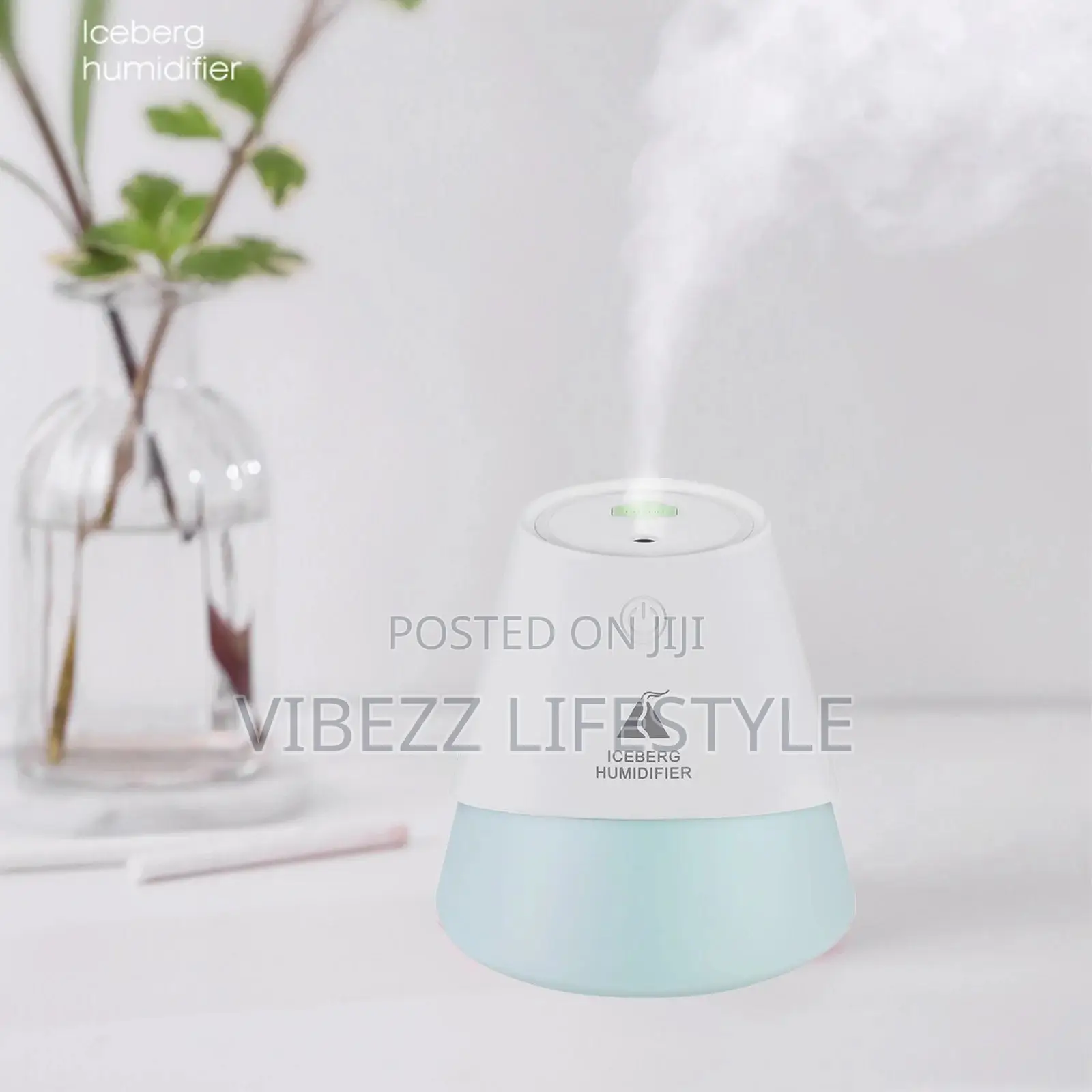 Iceberg Volcano Design Humidifier With Led Night Light