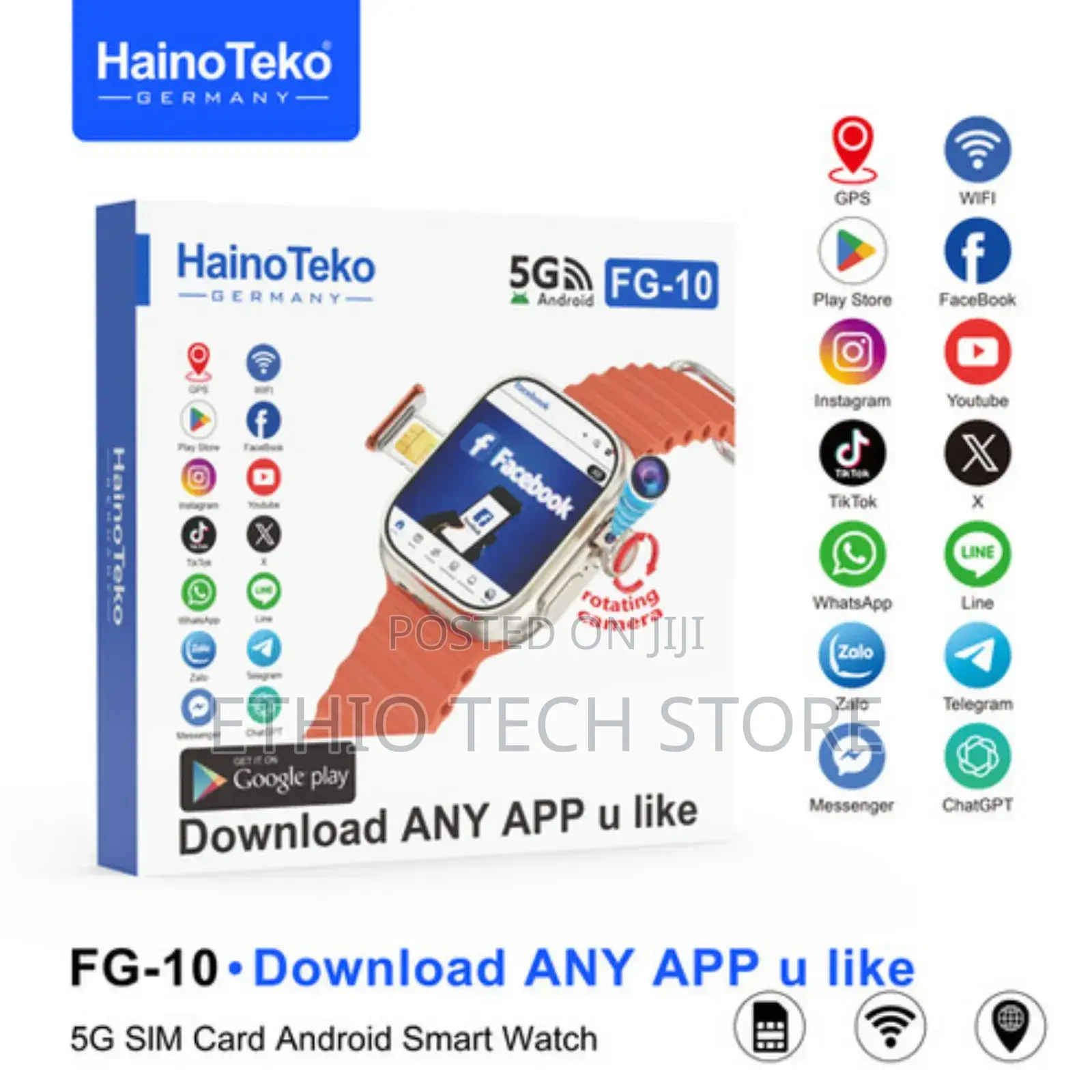 Hainoteko Fg-10 Smart Watch