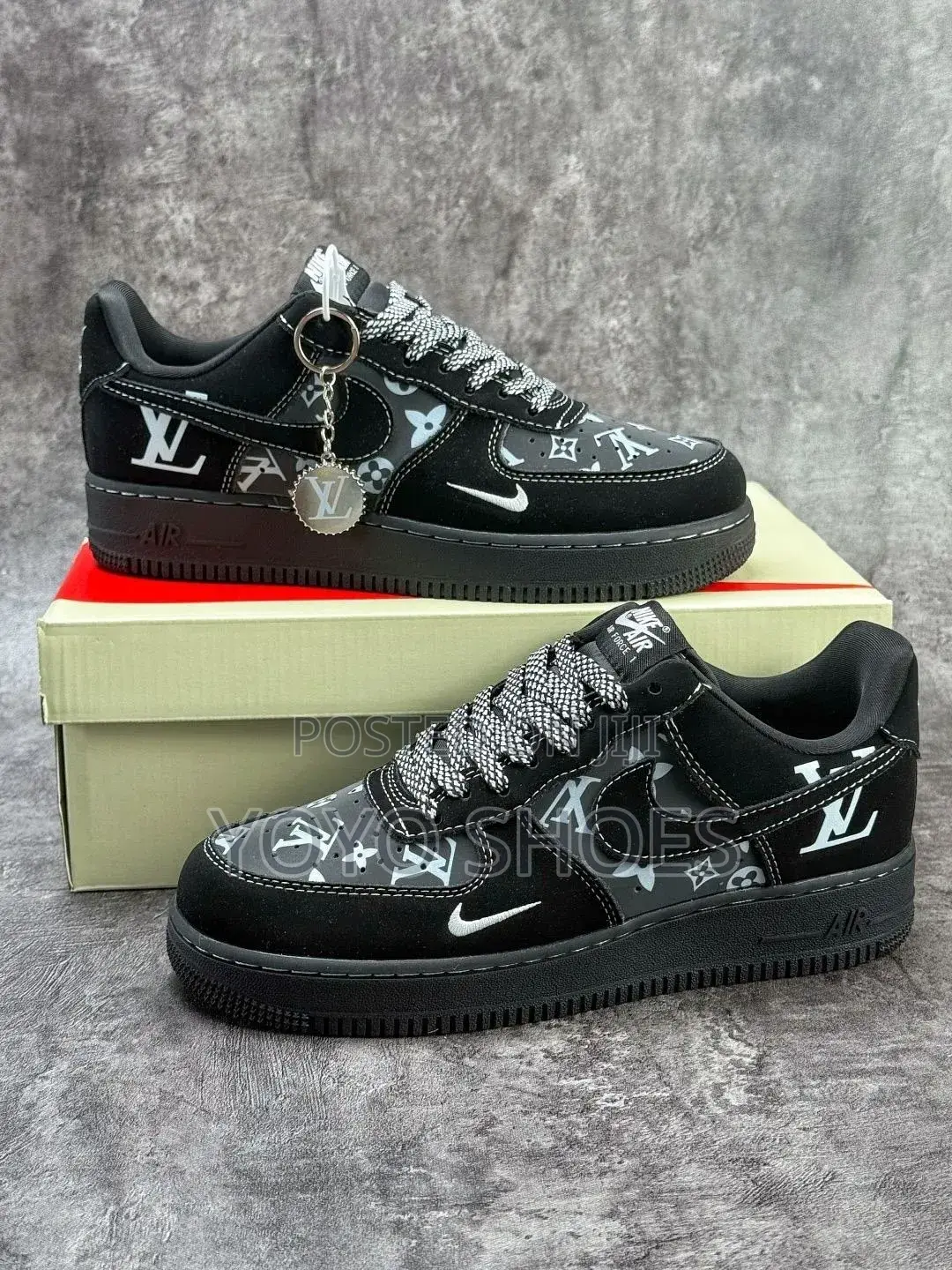 Nike Air Force 1 Low *Louis Vuitton Unisex Fashion Shoes
