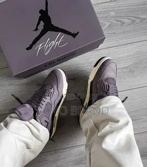 Nike Air Jordan 4 Retro a Ma Maniere"Violet Ore"Unisex Fashion Shoes